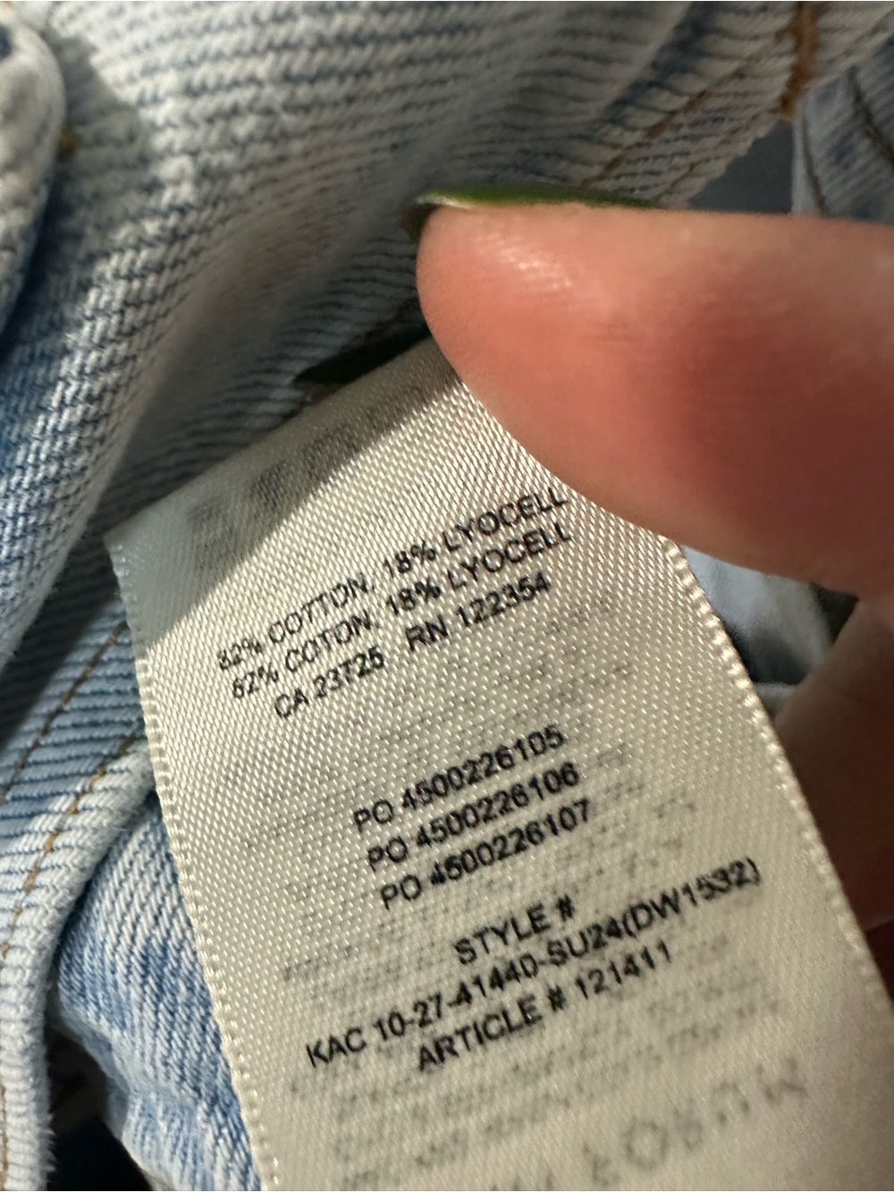DENIM FORUM The '90s Silvie Baggy Shortall in Distressed Bleach Bleu - Picture 11 of 11